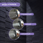 Лейка для душа ZEIN Z3551, d=80 мм, 3 режима, с массажными зубчиками, кнопка «стоп», хром - Фото 3