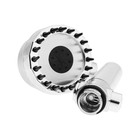 Лейка для душа ZEIN Z3551, d=80 мм, 3 режима, с массажными зубчиками, кнопка «стоп», хром - Фото 9