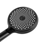 Набор леек для душа ZEIN Z3559, верхняя на шарнире d=22 см, ручная 3 режима d=12 см, черная - Фото 8