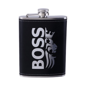 Фляжка BOSS, нержавеющая сталь, 240 мл, 8 oz 9940726
