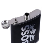 Фляжка BOSS, нержавеющая сталь, 240 мл, 8 oz - Фото 6