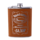 Фляжка «Опыт», нержавеющая сталь, 240 мл, 8 oz - Фото 2