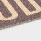 УЦЕНКА Коврик придверный грязезащитный Доляна «Здравствуйте. До свидания», 50×80 см, цвет МИКС - Фото 3