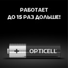 Батарейка алкалиновая OPTICELL, AA, LR6-12BL, 1.5В, блистер, 12 шт - Фото 3