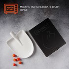 УЦЕНКА Блюдо фарфоровое Magistro «Бланш», 24×18×4.5 см, цвет белый - Фото 3