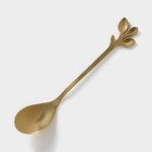 УЦЕНКА Чайная пара керамическая с ложкой «Весна», 2 предмета: кружка 300 мл, блюдце, цвет голубой - Фото 5