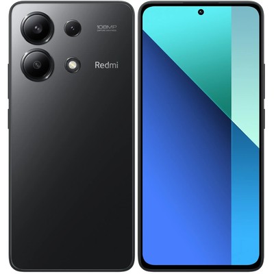 Смартфон Xiaomi Redmi Note 13, 6.67", 6Гб, 128Гб, 108Мп, 16Мп, 2Sim, BT5.1, 5000мАч, черный