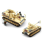 Конструктор Армия ВОВ «Немецкий танк PanzerIV», 543 детали, уценка - Фото 4