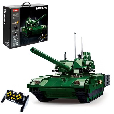 Конструктор Механо «Российский танк T-14 Армата», радиоуправление, 995 деталей, уценка