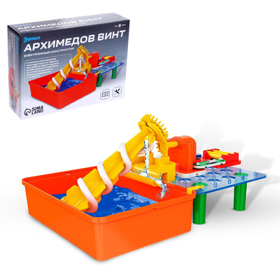 Электронный конструктор «Архимедов винт», 19 деталей, уценка