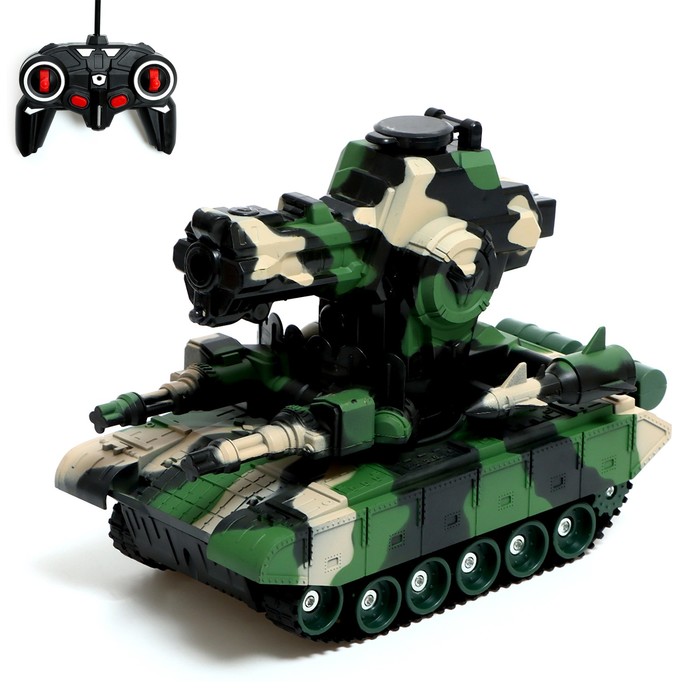 УЦЕНКА Танк на радиоуправлении «Боец», стреляет пулями, работает от батареек - Фото 1