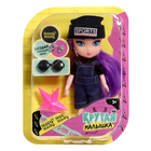 Уценка (нет расчёски) Кукла шарнирная «Крутая малышка» с аксессуарами, в джинсовом комбинезоне - Фото 8