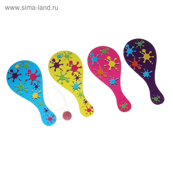 Игра-лапта "Клякса", цвета МИКС - Фото 1