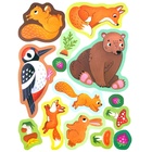 Книжка с наклейками «Обитатели леса», Степанова А. - Фото 3