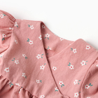 Платье детское Крошка Я "Цветы", р. 68-74, розовый - Фото 6