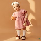 Платье детское Крошка Я "Цветы", р. 68-74, розовый - Фото 2