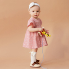 Платье детское Крошка Я "Цветы", р. 68-74, розовый - Фото 3