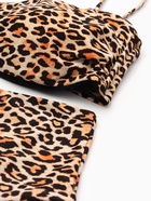 Купальник раздельный с завышенной талией женский MINAKU, принт леопард, размер 48 9922828