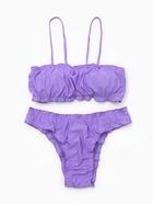 Купальник раздельный со сборкой женский MINAKU, лиловый, размер 42 - Фото 9
