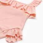 Купальник слитный детский MINAKU цвет розовый, рост 110-116 см - Фото 2