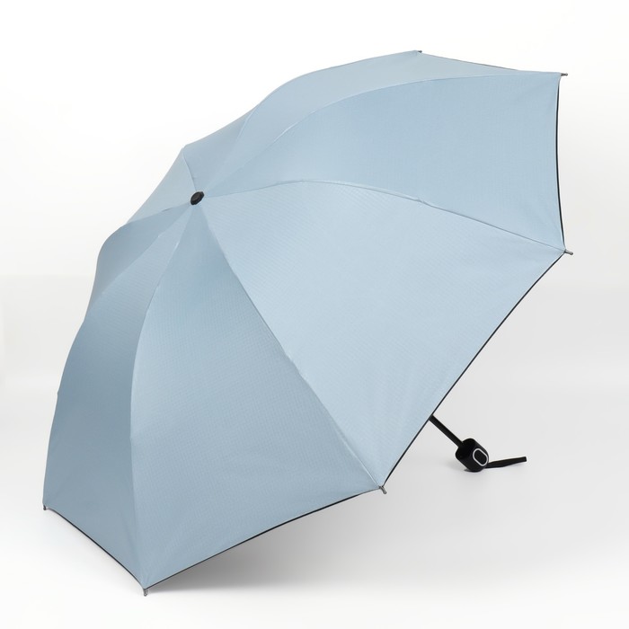 Зонт механический «Однотон», эпонж, 4 сложения, 8 спиц, R = 48 см, цвет МИКС - фото 1883068315