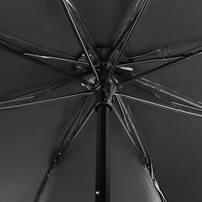 Зонт механический «Однотон», эпонж, 4 сложения, 8 спиц, R = 48 см, цвет МИКС