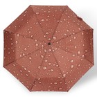 Зонт автоматический «Капли», 3 сложения, 8 спиц, R = 47 см, рисунок МИКС - Фото 12