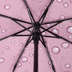 Зонт автоматический «Капли», 3 сложения, 8 спиц, R = 47 см, рисунок МИКС - Фото 6