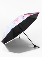 Зонт механический «Цветочная картина», эпонж, 4 сложения, 8 спиц, R=48/55 см, d=96 см, МИКС - Фото 3