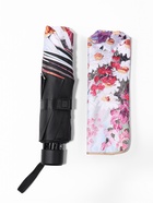 Зонт механический «Цветочная картина», эпонж, 4 сложения, 8 спиц, R=48/55 см, d=96 см, МИКС - Фото 4