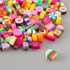 Бусины резиновые фигурные "Сладости" МИКС, уп. 500 шт. - фото 23778479