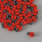 Бусины резиновые фигурные "Божьи коровки" МИКС, уп. 500 шт. - фото 23778483