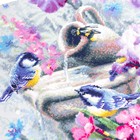 Набор для вышивания "Синицы у фонтана" 28 х 38 - фото 23765276