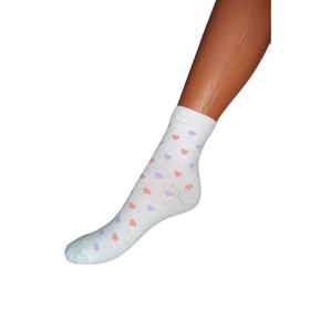 Носки подростковые, размер 14-16, цвет белый