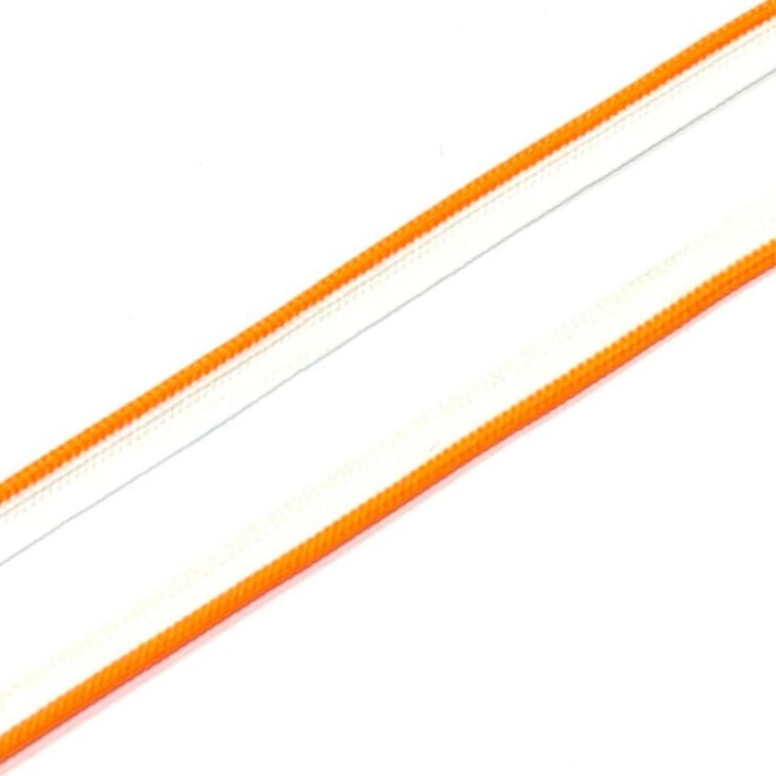 Кант декоративный, ширина 1 см, цвет оранжевый - Фото 1
