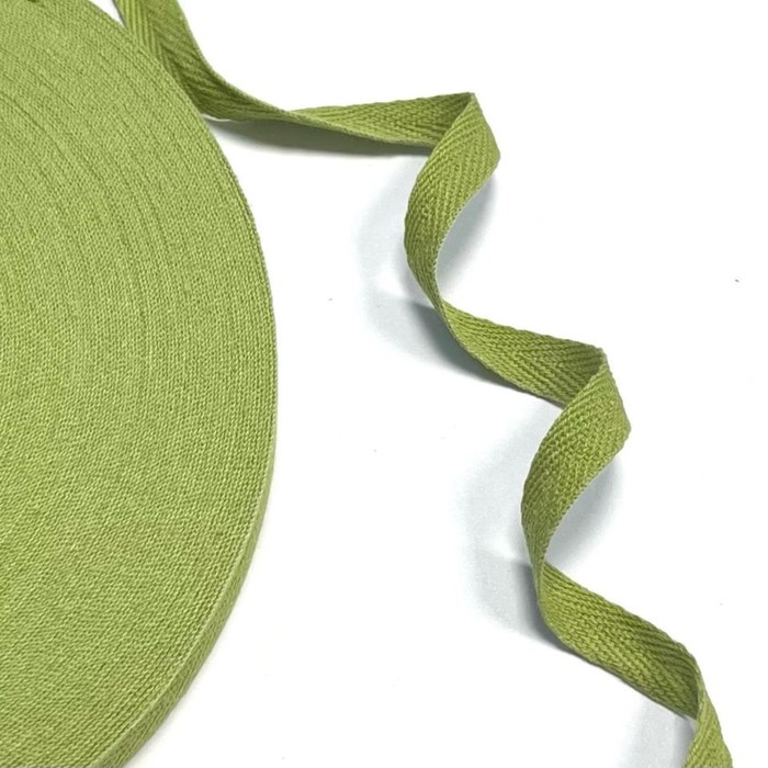 Лента киперная, ширина 1 см, цвет нежная зелень