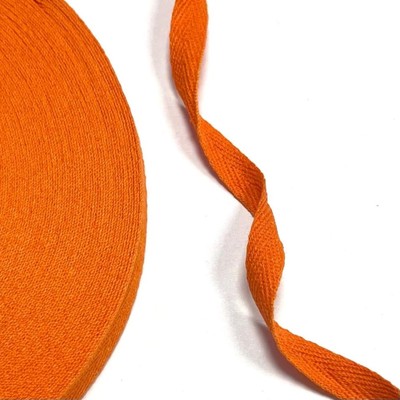 Лента киперная, ширина 1 см, цвет оранжевый