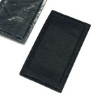 Нашивка «Прямоугольник», размер 4,5x8 см, цвет чёрный - фото 110661956
