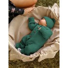 Комбинезон вязаный детский Amarobaby Pure Love Tot, рост 86 см, цвет зелёный - фото 109780098