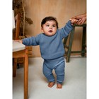 Джемпер детский вязаный Amarobaby Pure Love Buddy, рост 80 см, цвет голубой - Фото 7