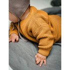 Джемпер детский вязаный Amarobaby Pure Love Buddy, рост 92 см, цвет горчичный - Фото 11