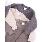 Джемпер детский вязаный Amarobaby Pure Love Buddy, рост 92 см, цвет коричневый - Фото 17