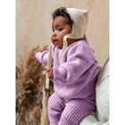 Джемпер детский вязаный Amarobaby Pure Love Buddy, рост 74 см, цвет лиловый - Фото 11