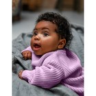 Джемпер детский вязаный Amarobaby Pure Love Buddy, рост 74 см, цвет лиловый - Фото 9