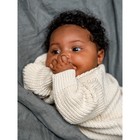 Джемпер детский вязаный Amarobaby Pure Love Buddy, рост 98 см, цвет молочный - Фото 9
