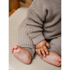 Штаны вязаные детские Amarobaby Pure Love Comfy, рост 98, цвет коричневый - Фото 6