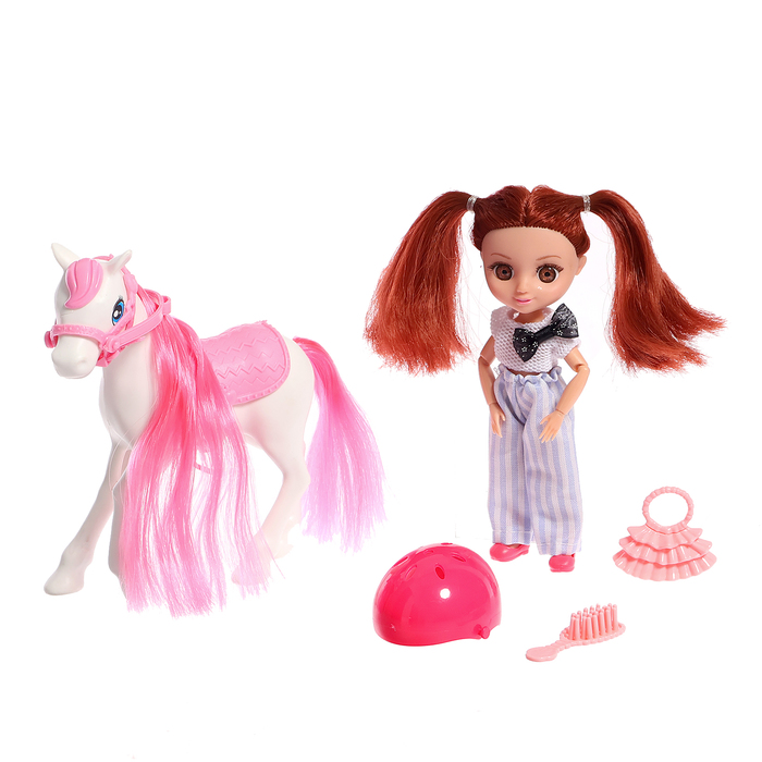 Кукла-малышка "Маша" с лошадкой и аксессуарами, МИКС