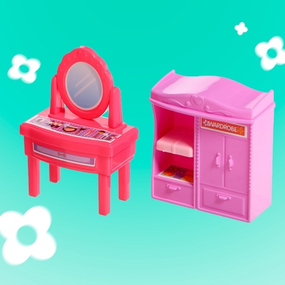 Игровой набор «Дом-машина Ксении» с мебелью и аксессуарами