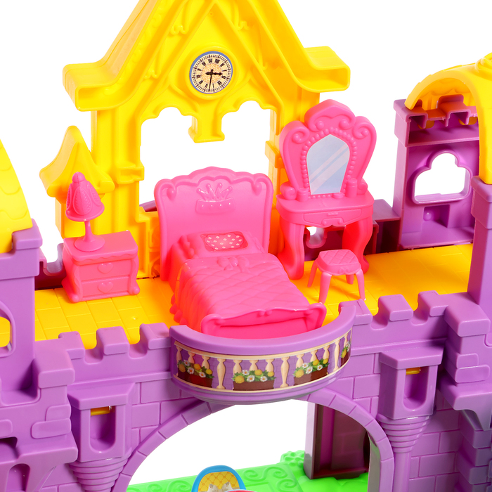 Замок для кукол «Сказка» с набором мебели и аксессуарами - фото 1908077989