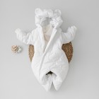 Комбинезон детский демисезонный KinDerLitto «Аванти-1», рост 56-62 см, цвет белый - Фото 2